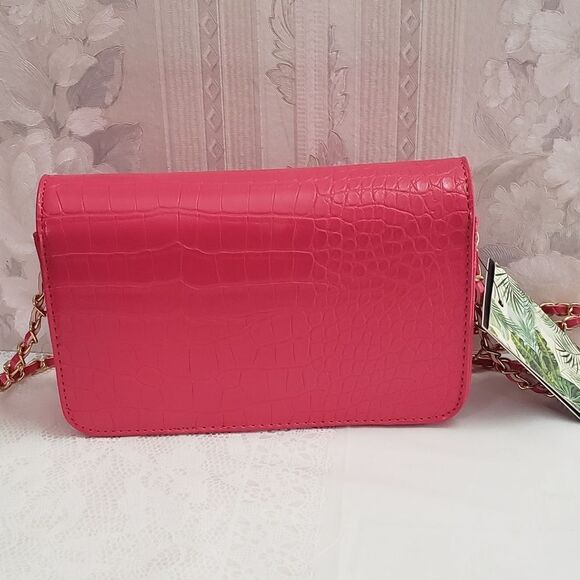 Badgley Mischka Crossbody Shoulder Pink Bag NWT - Picture 2 of 4